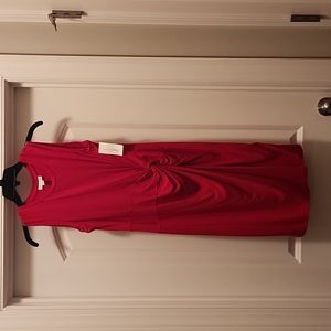 NWT Red Dress with Side Knot